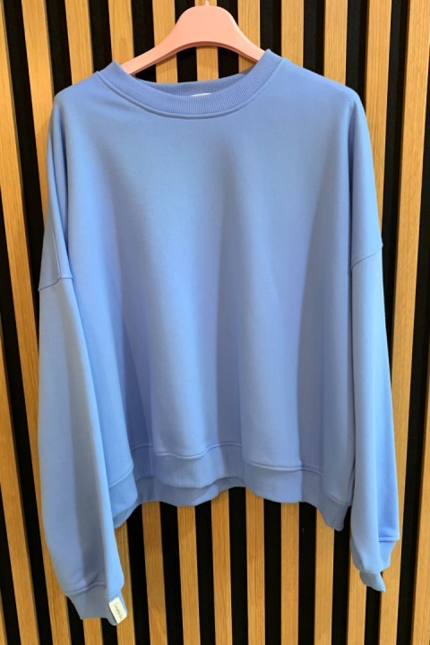 Bluza Basic Short Lenoshka Sky Blue