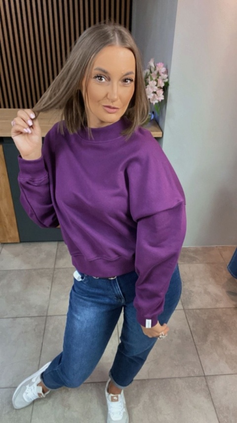 Bluza Milano Lenoshka - Śliwka