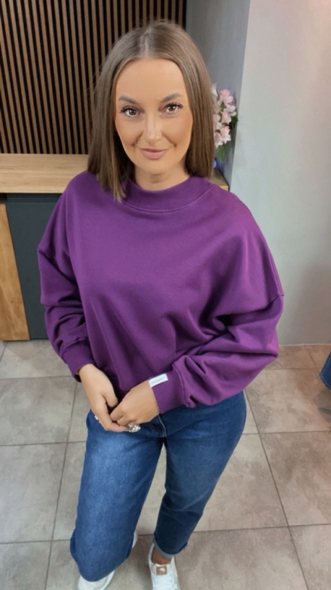 Bluza Milano Lenoshka - Śliwka