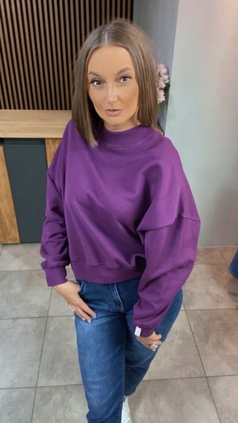 Bluza Milano Lenoshka - Śliwka