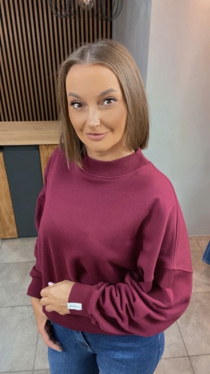 Bluza Milano Lenoshka - Bordo