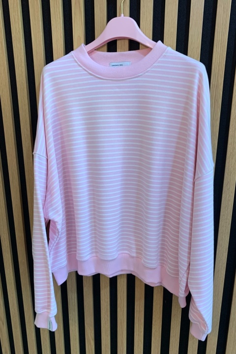 Bluza w paski Lenoshka Pink