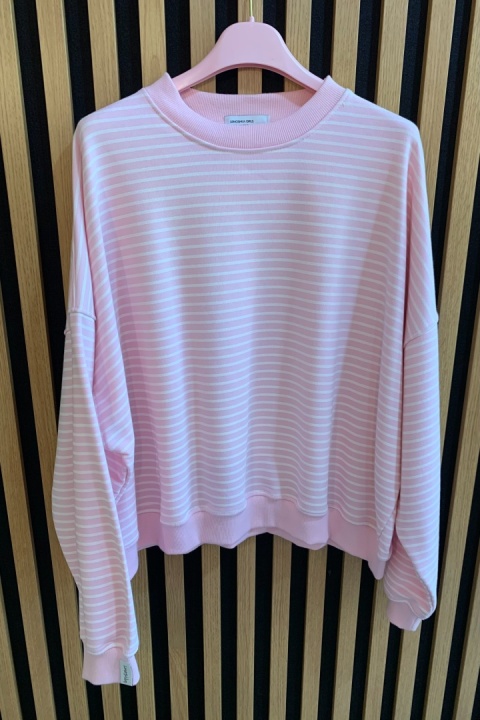 Bluza w paski Lenoshka Pink