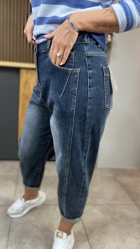 Jeansy Simple Plain - relaxed fit