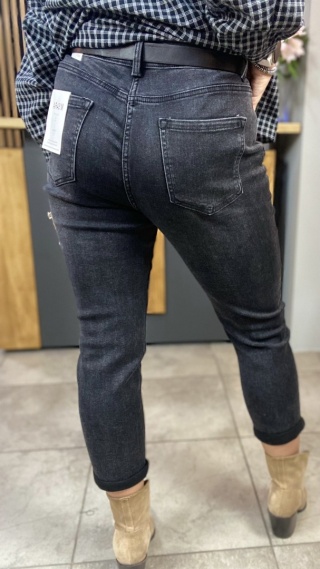 Jeansy M.Sara Skinny - Ciemny Denim