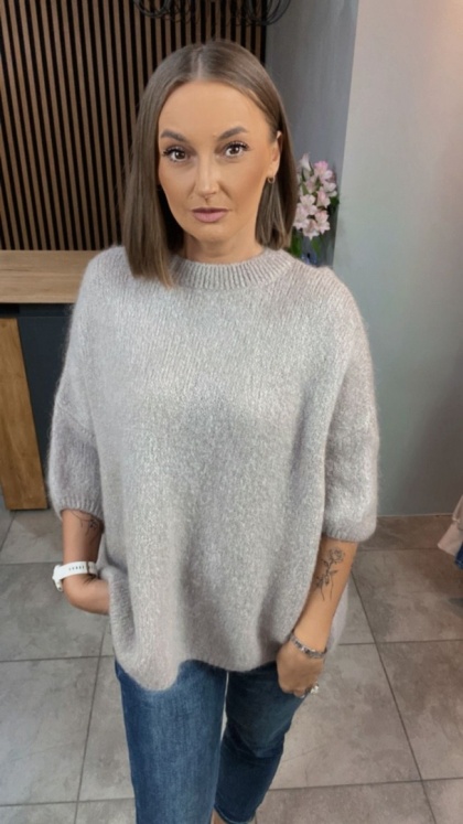 Sweter CXL – miękki i stylowy - Jasn Beż
