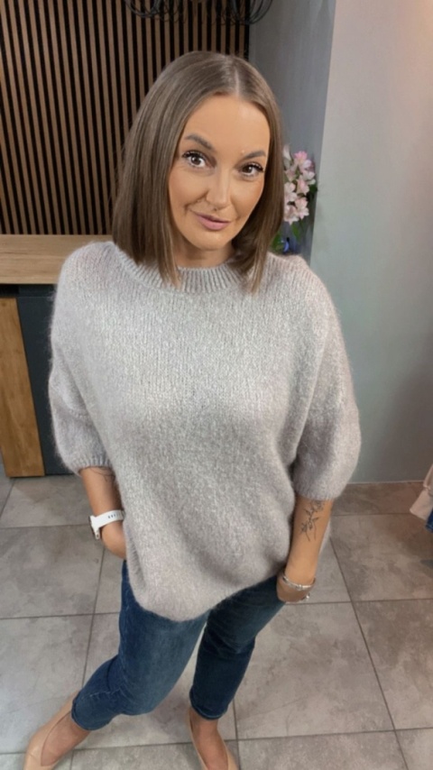 Sweter CXL – miękki i stylowy - Jasn Beż