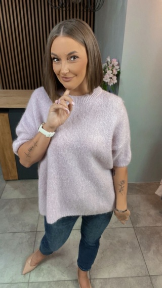 Sweter CXL – miękki i stylowy - Puder