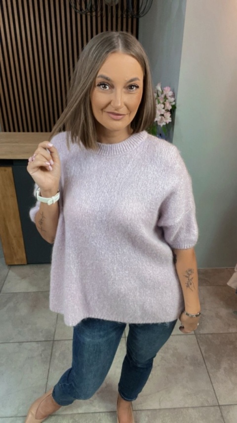 Sweter CXL – miękki i stylowy - Puder