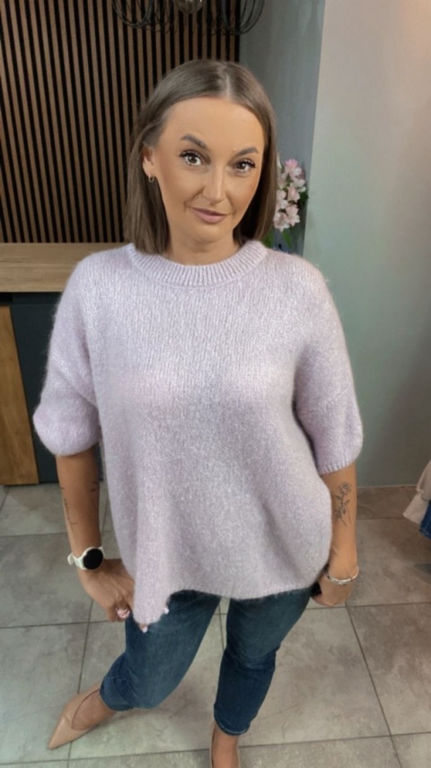 Sweter CXL – miękki i stylowy - Puder
