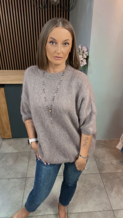 Sweter CXL – miękki i stylowy - Cioccolato