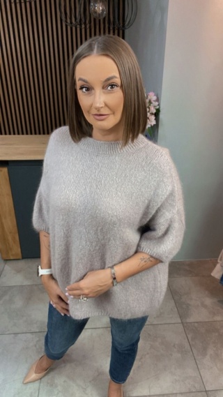 Sweter CXL – miękki i stylowy - Jasny Fango