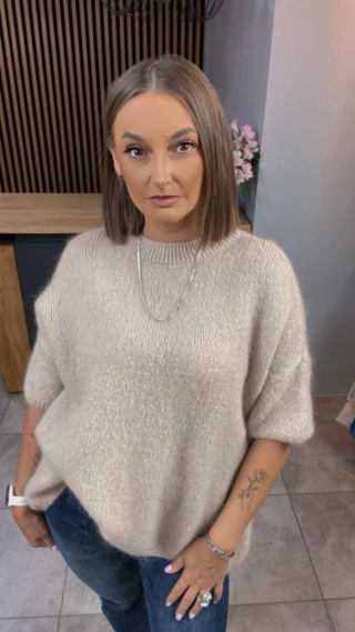 Sweter CXL – miękki i stylowy - Ciepły Beż