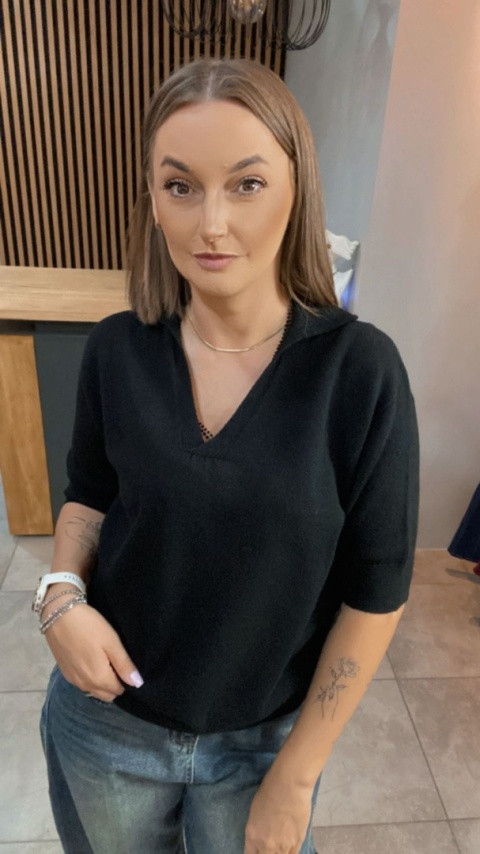 Bluzka Couture - Czarny