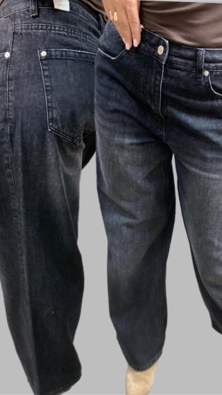 Jeansy Gioya & Co. – czarny denim