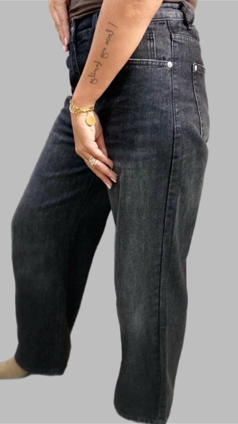 Jeansy Gioya & Co. – czarny denim