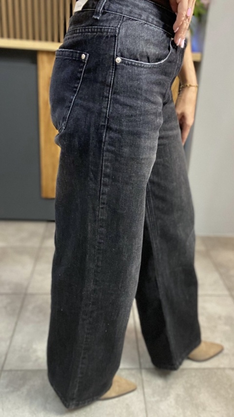 Jeansy Gioya & Co. – czarny denim