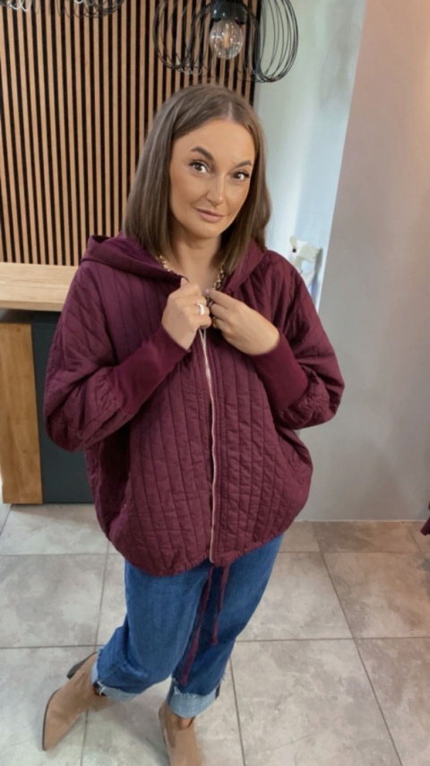 Kurtka Stella Milani – Bordo