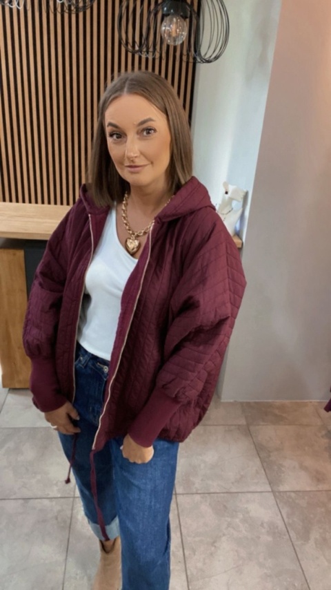 Kurtka Stella Milani – Bordo
