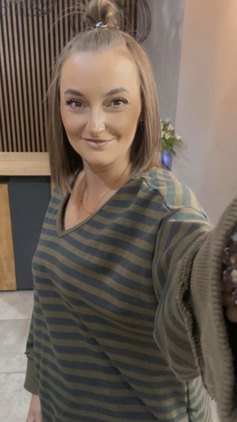 Bluzka Wiya w paski – Agave Green