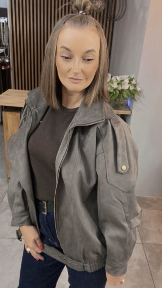 Kurtka YIMI z eko zamszu - Fango