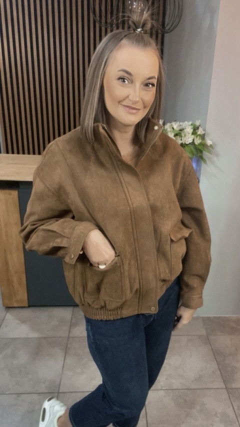 Kurtka z eko zamszu JOY