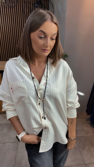 Koszula Wiya oversize w paski - Panna