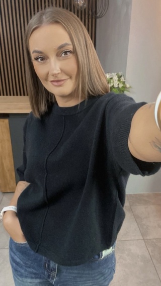 Sweter E-Woman Fashion - Czarny