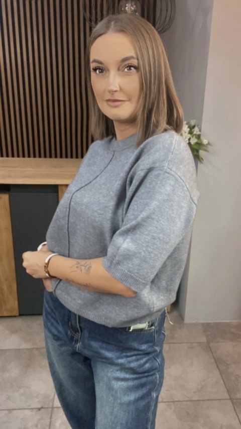 Sweter E-Woman Fashion – Szary