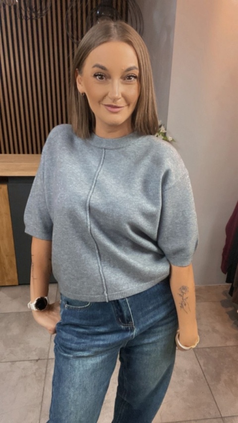 Sweter E-Woman Fashion – Szary